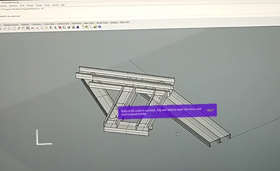 通勤建设并使用混合现实构建